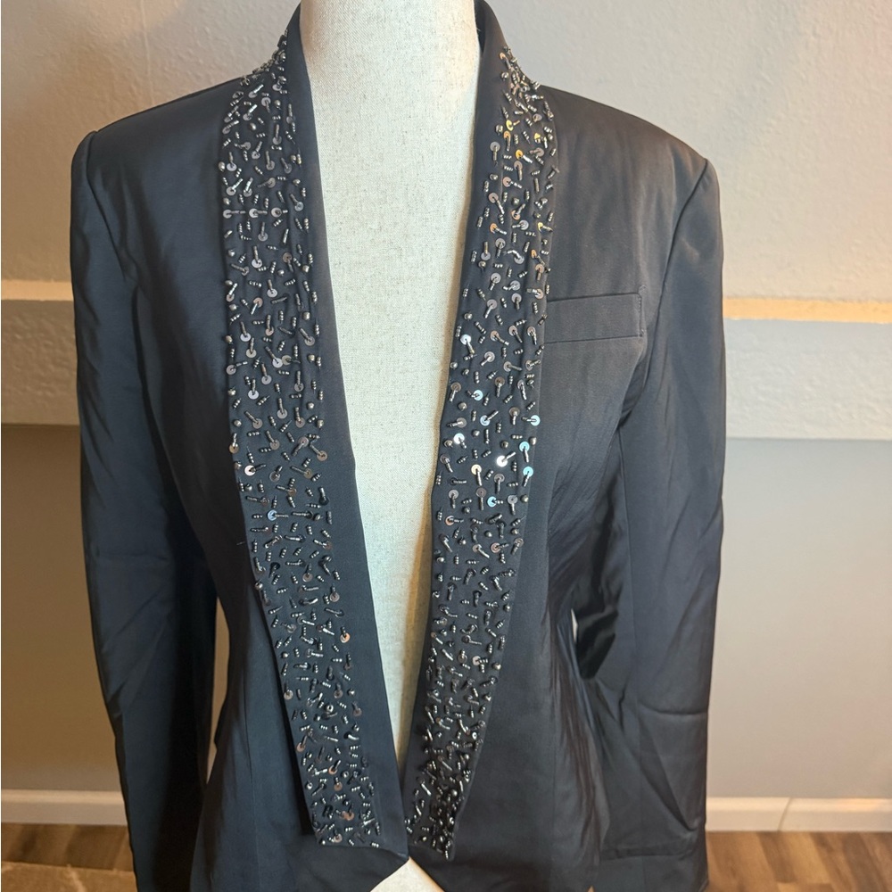 Embellished Black Women's Jacket